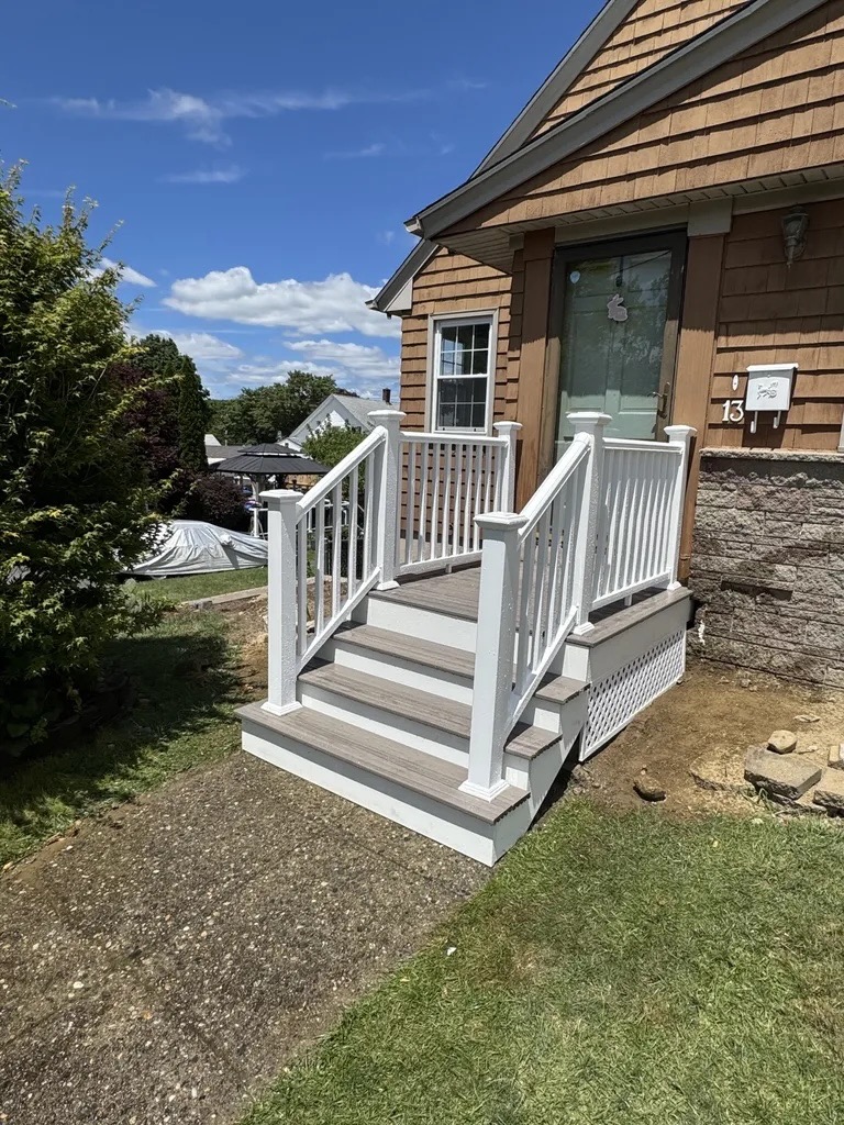 Composite deck — approach angle