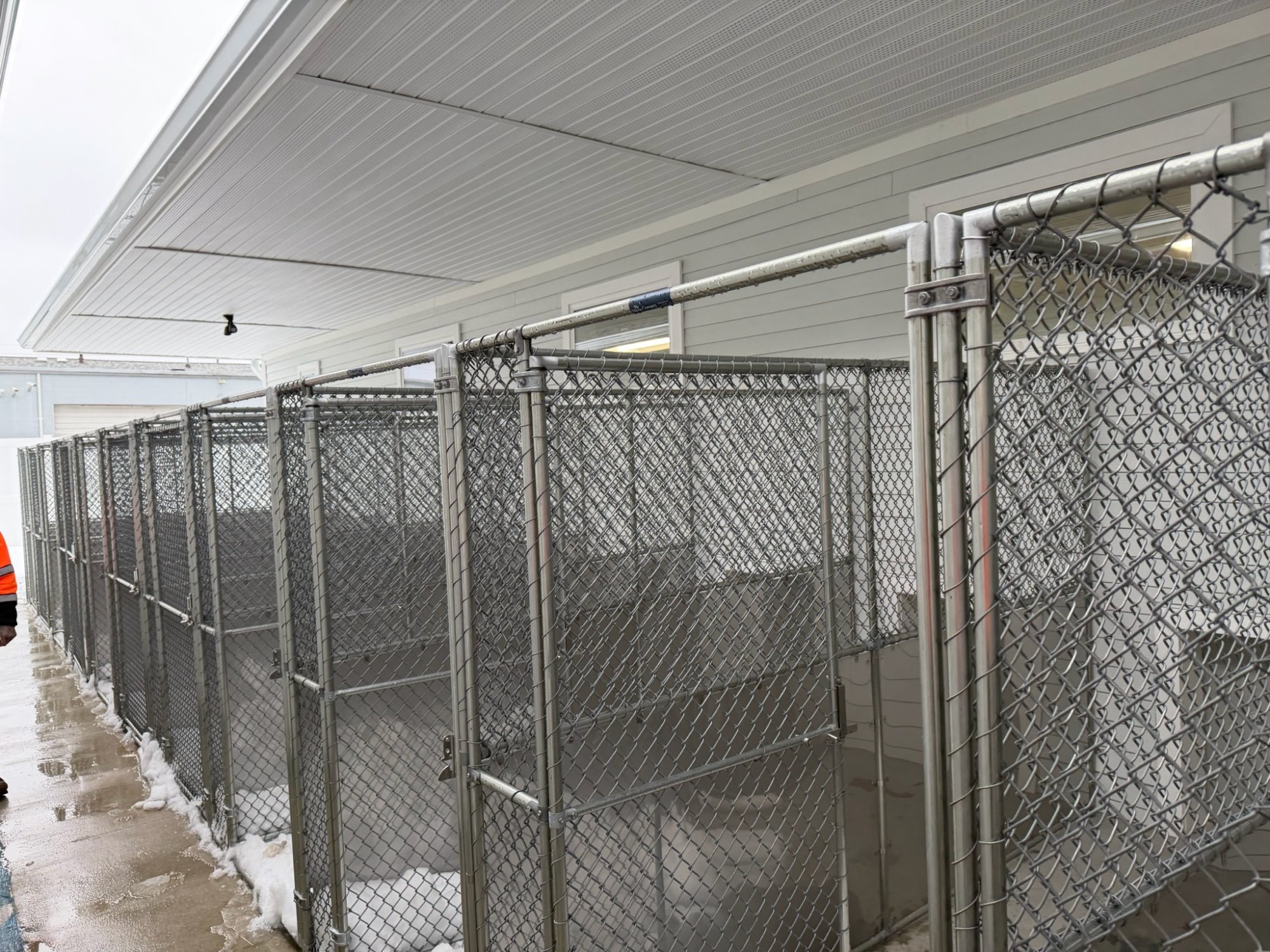 Chain-link enclosures